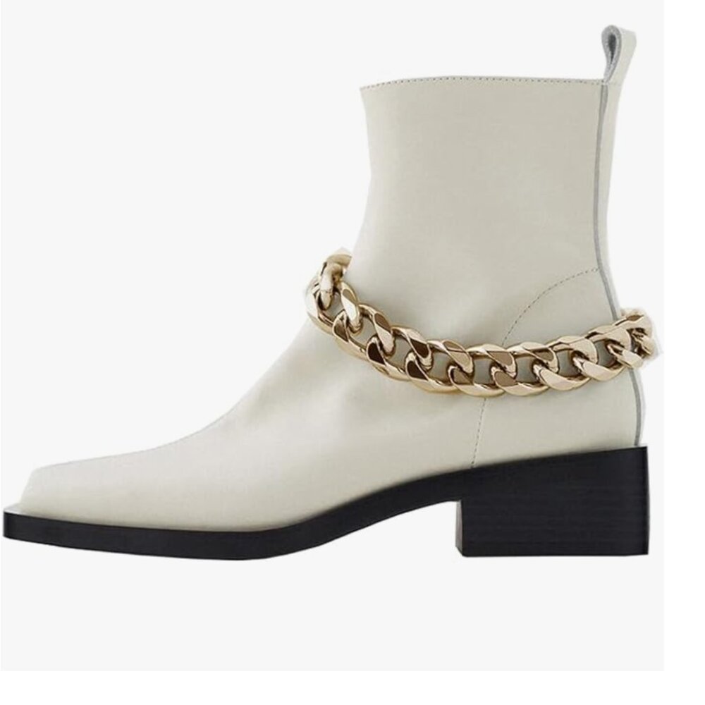 Alloy Cuban Boot Chains 2PCS